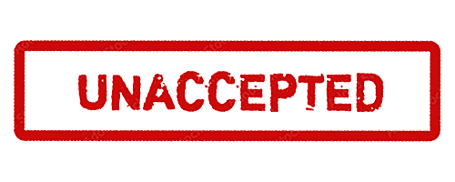 unaccepted